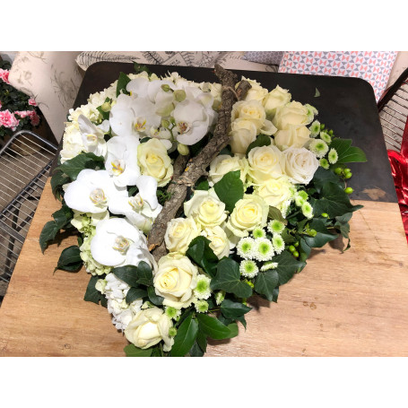 Cœur pour deuil exotique