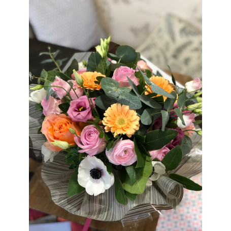 Bouquet rond coloré