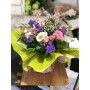 Bouquet rond teintes pastel